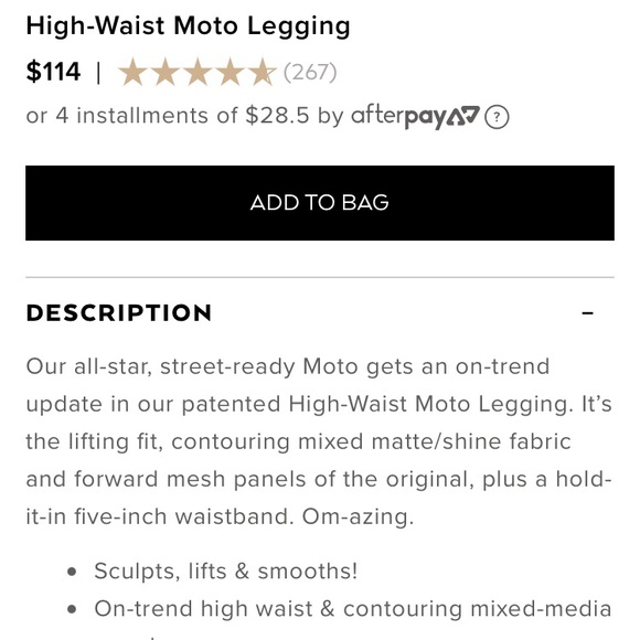 Alo Yoga High-Waist Moto Leggings - Picture 3 of 10